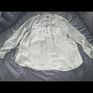 3/4 sleeve green top